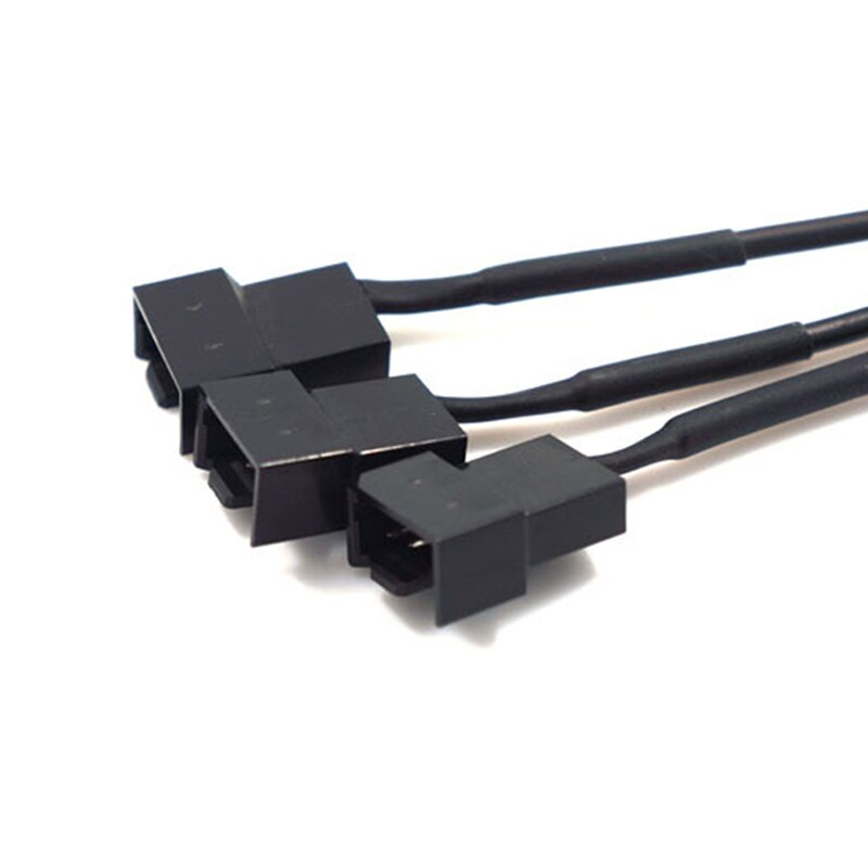 1pc 4pin IDE Molex To 1/2/3/4-Port 3Pin/4Pin Cooler Cooling Fan Splitter 12V Adapter Converter Power Supply Cable PC Fan Cable