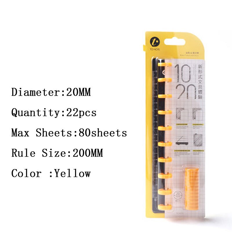 T Mushroom Hole Disc Binding Loose-Leaf Puncher Adjustable 12-Hole Punch Disc Bound Notebook Crafts and Scrapbooking Punchers: 20