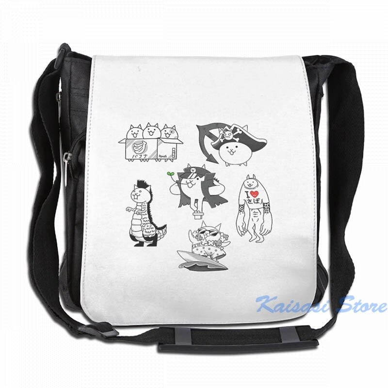 Funny Graphic print Battle Cats USB Charge Backpack men School bags Women bag Travel laptop bag: Single shoulder pack