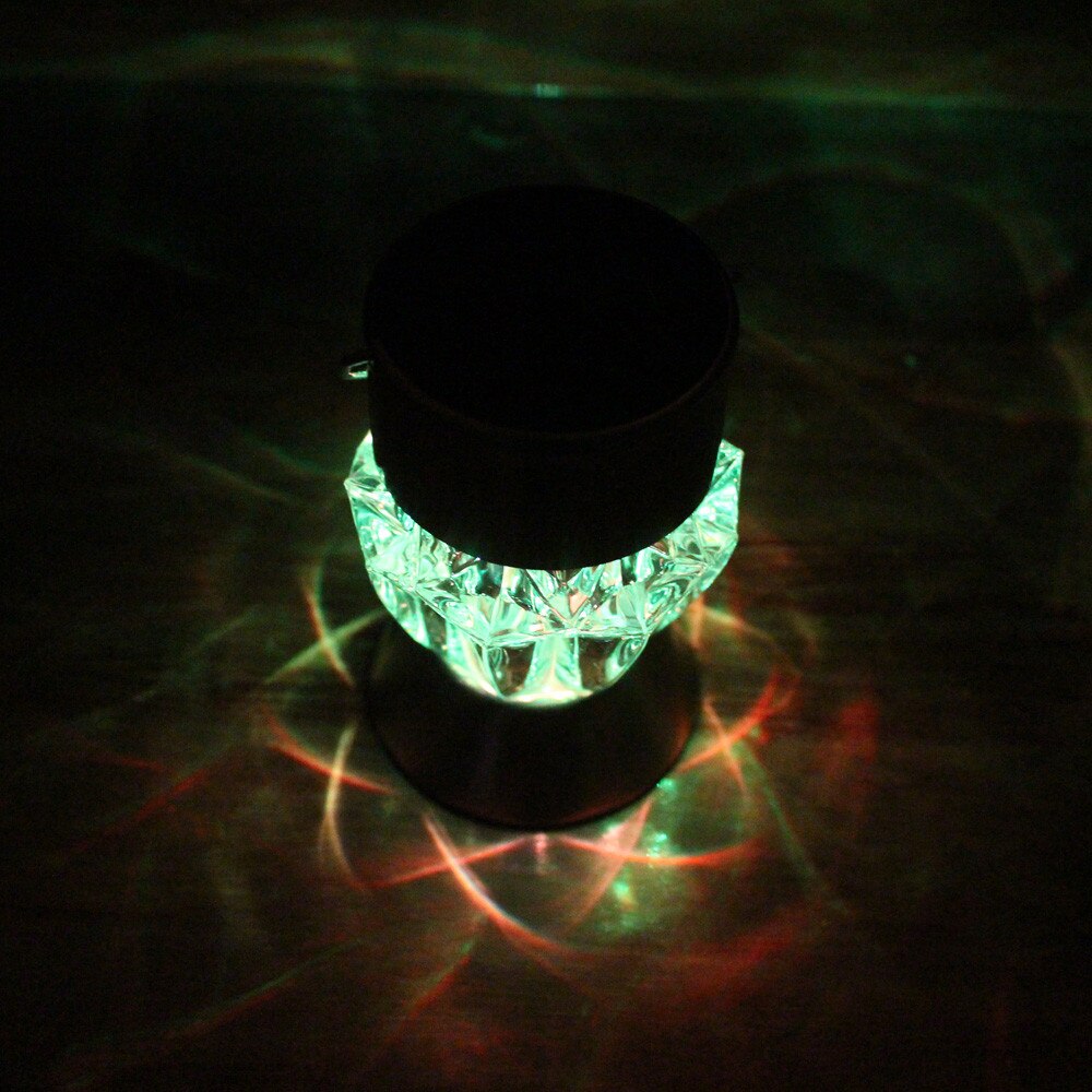 Solar lys led diamant form lille lanterne udendørs regntæt farverig gradient villa korridor camping dekoration hængelampe