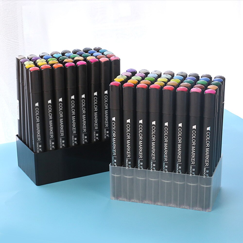 Soporte para rotuladores, organizador de escritorio con 30/40 ranuras, soporte para lápices, brochas de maquillaje, organizador de papelería, Accesorios de escritorio de oficina