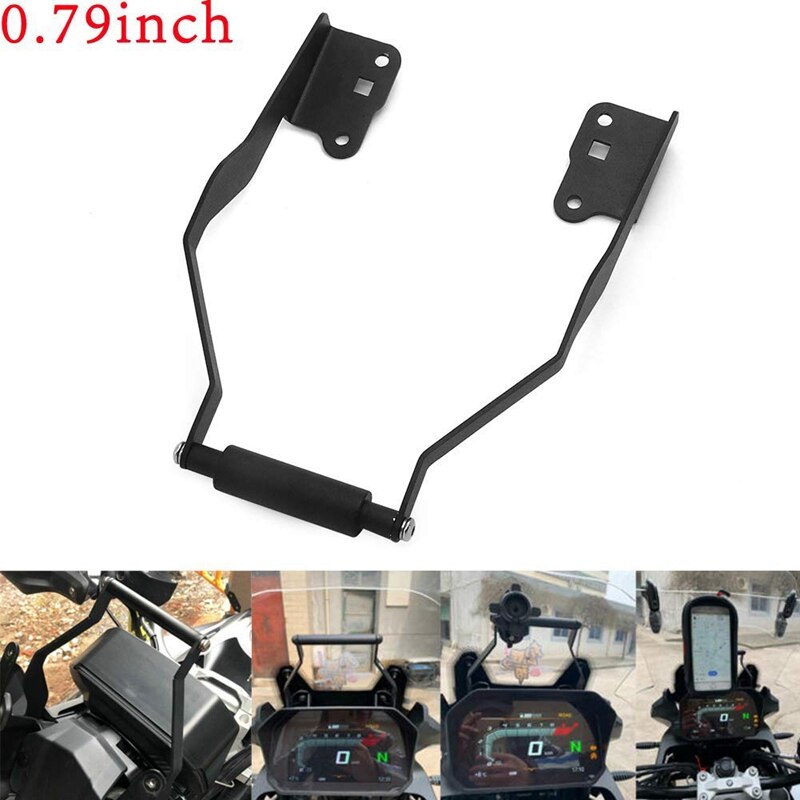 Support Téléphone Moto Pour Morini X-Cape 650 (2022-2025) - Montage Guidon, Aluminium CNC, Noir