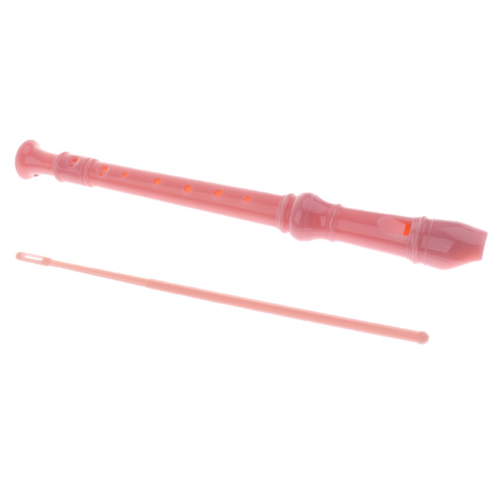 8 Holes Flute Clarinet Woodwind Musical Instrument 32cm Length For Children: Pink