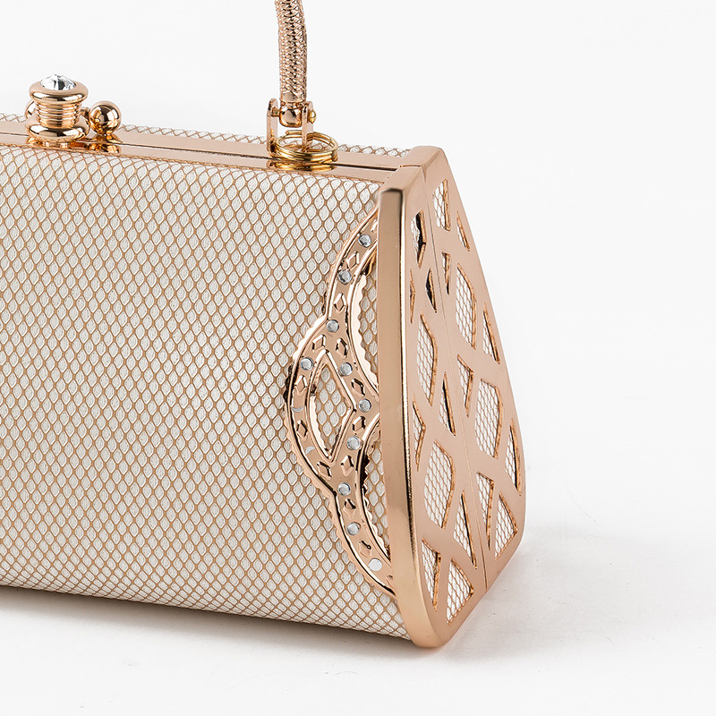 SEKUSA laided sacs de soirée femme luxe métal or embrayages sacs à main de mariée pour seau diamants fête dîner sac à main sacs