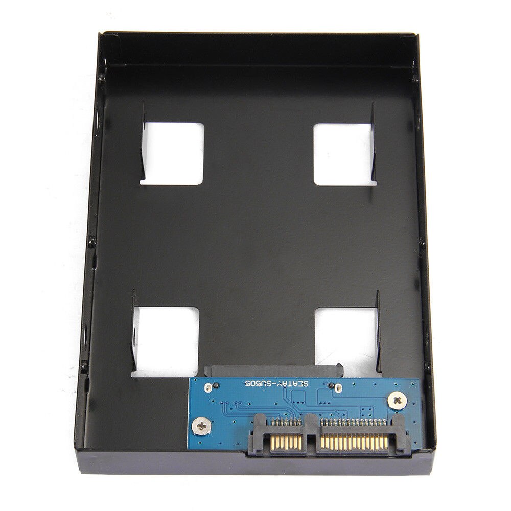 Zeadow Aluminium 2.5 "Tot 3.5" Sata Harde Schijf Converter Caddy Tray Kooi Swap Plug Hdd Ssd montagebeugel Kit