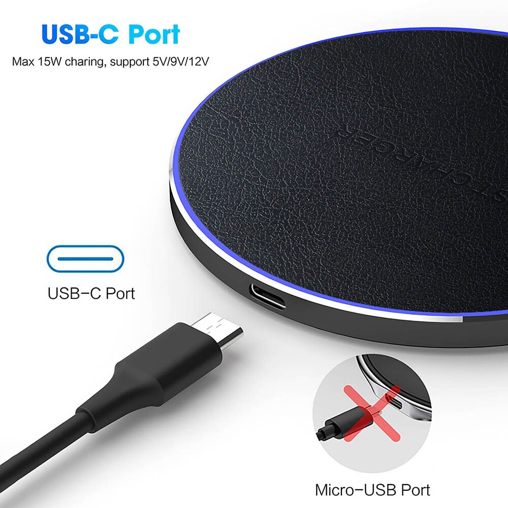Fdgao 30W Qi Draadloze Oplader Snel Opladen Pad Inductie Quick Charge Voor Iphone 12 11 Xs Xr X 8 samsung S20 S10 S9 Note 20 10
