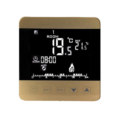 HESSWAY 16A Double sensor thermostat electric temperature controller for Carbon fiber electrothermal film: GOLD panels