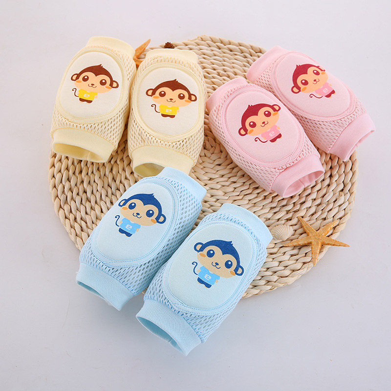 Children Knee Pads Baby Breathable Mesh Baby Crawling Knee Protective Pads Brace YH-17