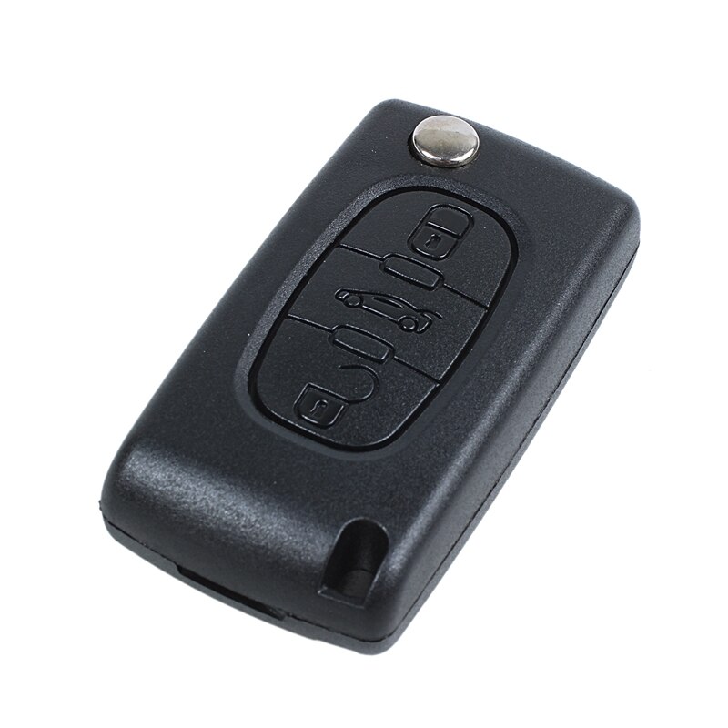 Fjernbetjening til peugeot 407 og 407 sw foldbare 3 knapper