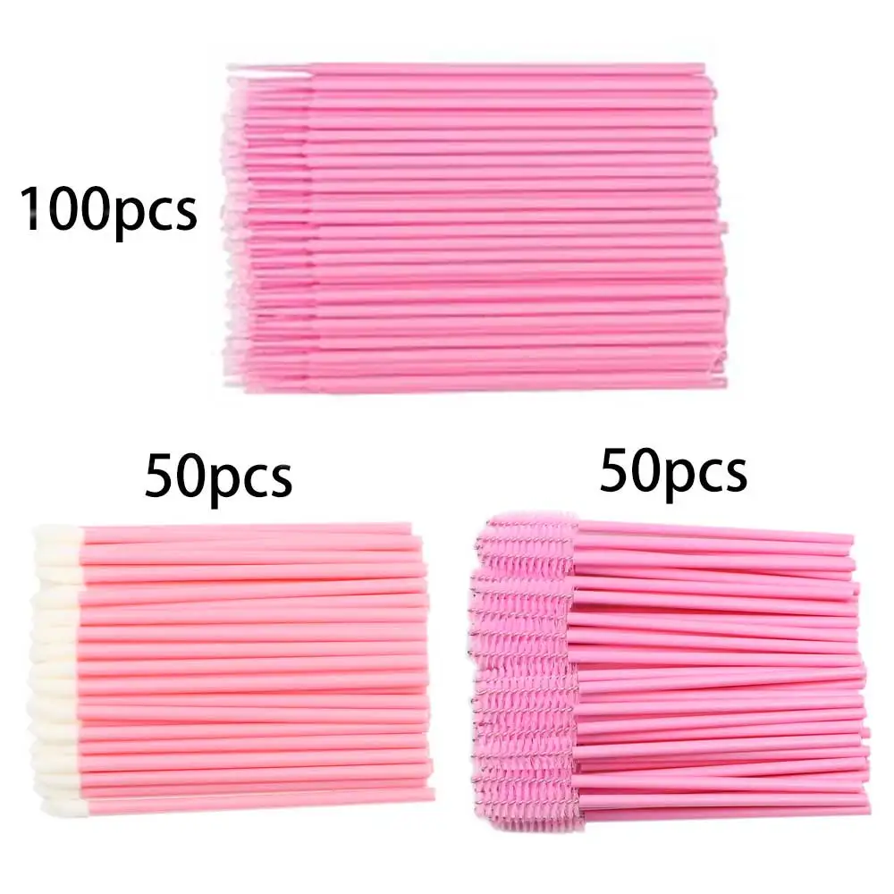200pcs Disposable Brushes Set Mascara Wands Lip Brushes Microbrush Applicator Swab for Eyelash Extension Eyebrow Makeup Tools: Blue