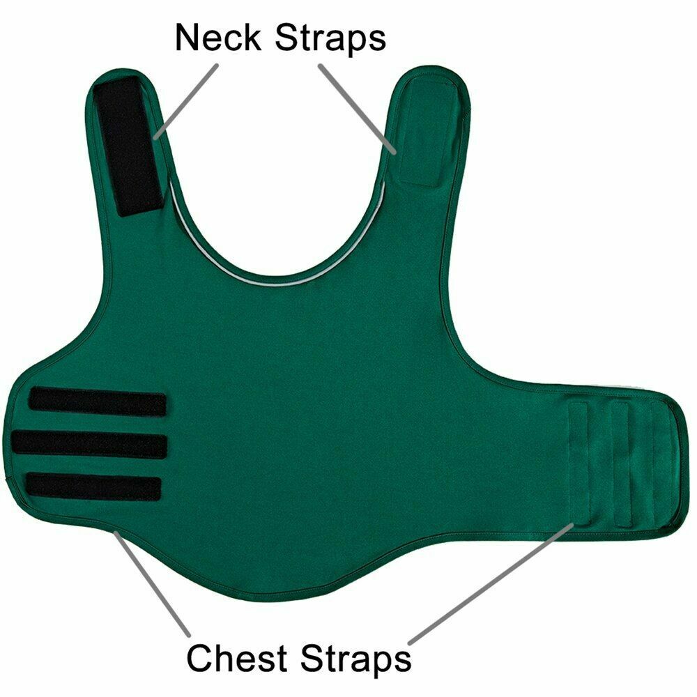 Dog Anxiety Vest Pet Jacket Reflective Small, Medium and Large Dog Thunder Shirt: Green / XL 75-110 Lbs