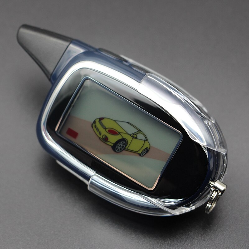 Two-way LCD Remote Control Key Fob Chain keychain for 2 Way car alarm system Scher Khan M7 Scher-Khan magicar 7