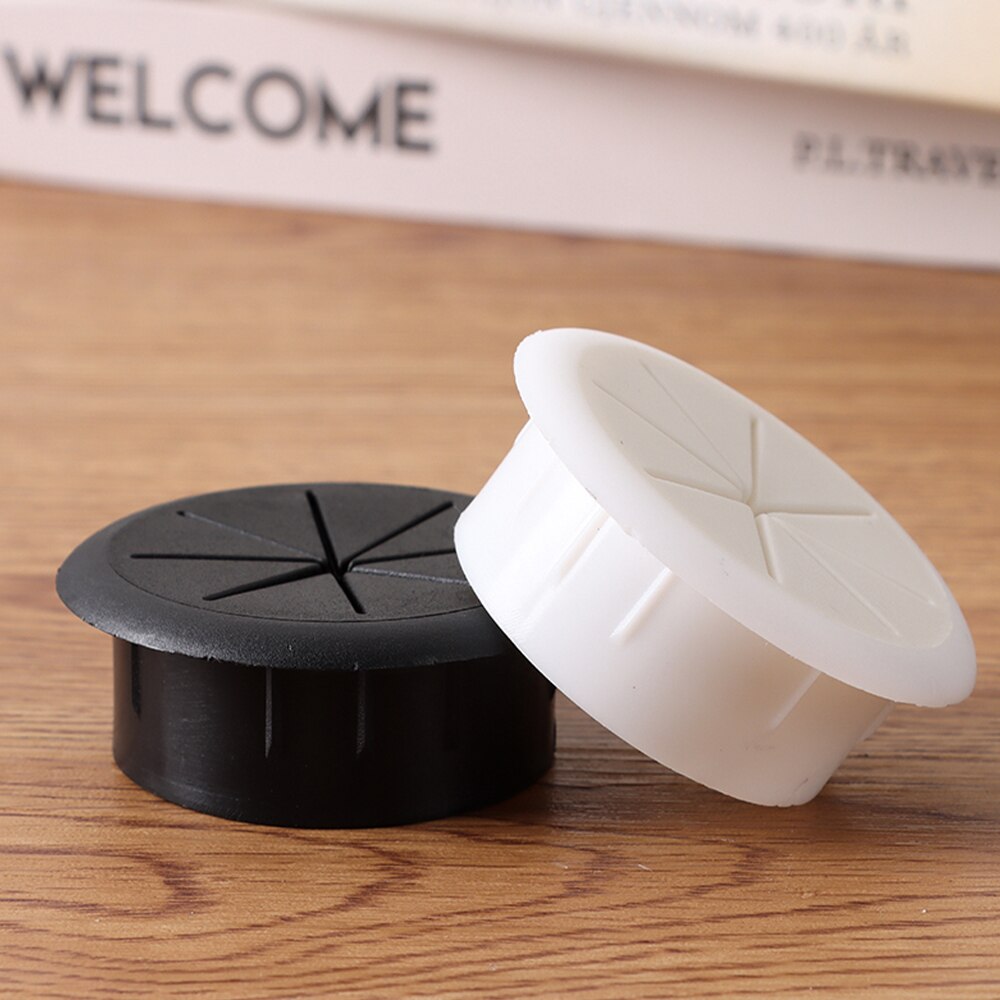 1pc Desk Cord Grommet Flexible Silicone Cable Hole Cover Wire Organizer Cable Pass Through Round Gasket Wiring Protective