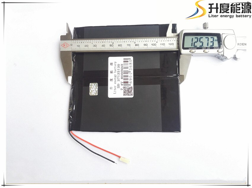 7.4V 8000mAH Li-ion battery for PIPO M6,M6Pro ,M6Pro 3G ,Freelander PD800 Tablet PC, 37*125*130mm