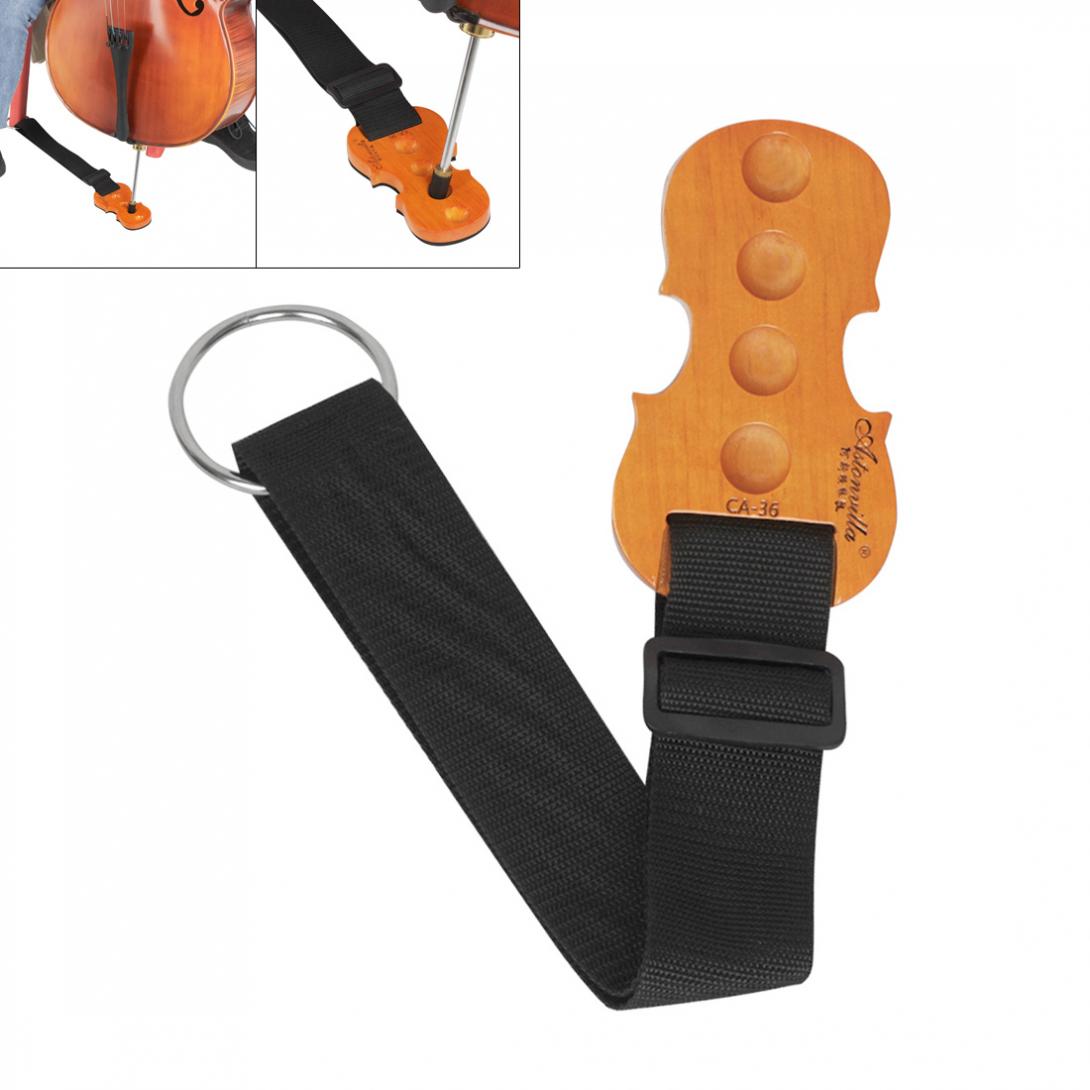 Bois massif Violoncelle Antidérapant Longueur Réglable antidérapant Pique Butoir Support