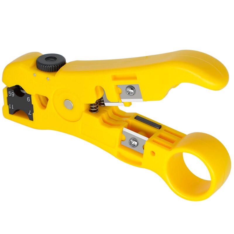 CNCOB-pelador de cables automático, herramientas de pelado eléctrico para UTP/STP RG59 RG6 RG7 RG11, cortador multifuncional