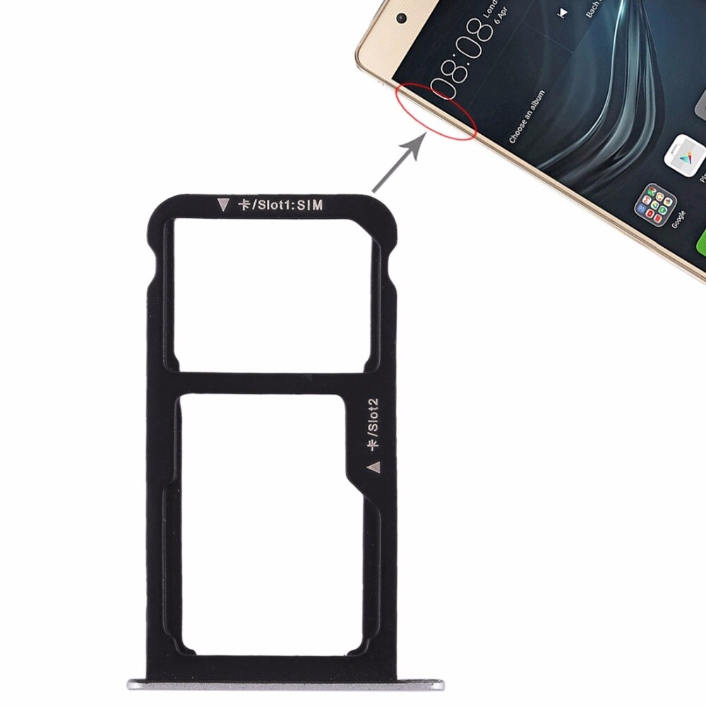 Ipartsbuy Sim Card Tray + Sim Card Tray / Micro Sd-kaart Voor Huawei P9 Lite