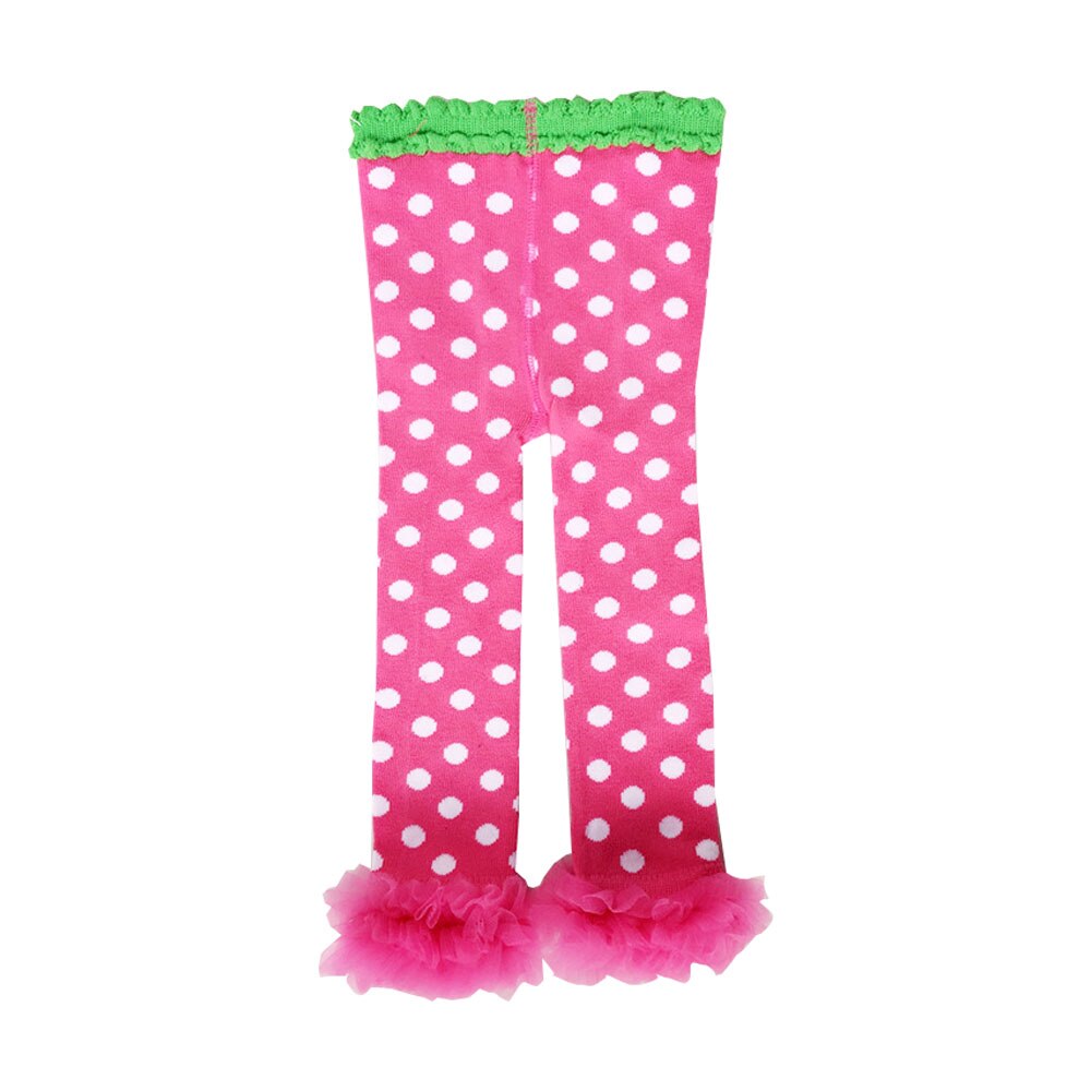 6M-5T Baby Meisje Panty Kindje Kousen Rajstopy Handgemaakte Been Mesh Kant Polka Dot Jacquard Zonder Voeten panty Meisje: 3-4T