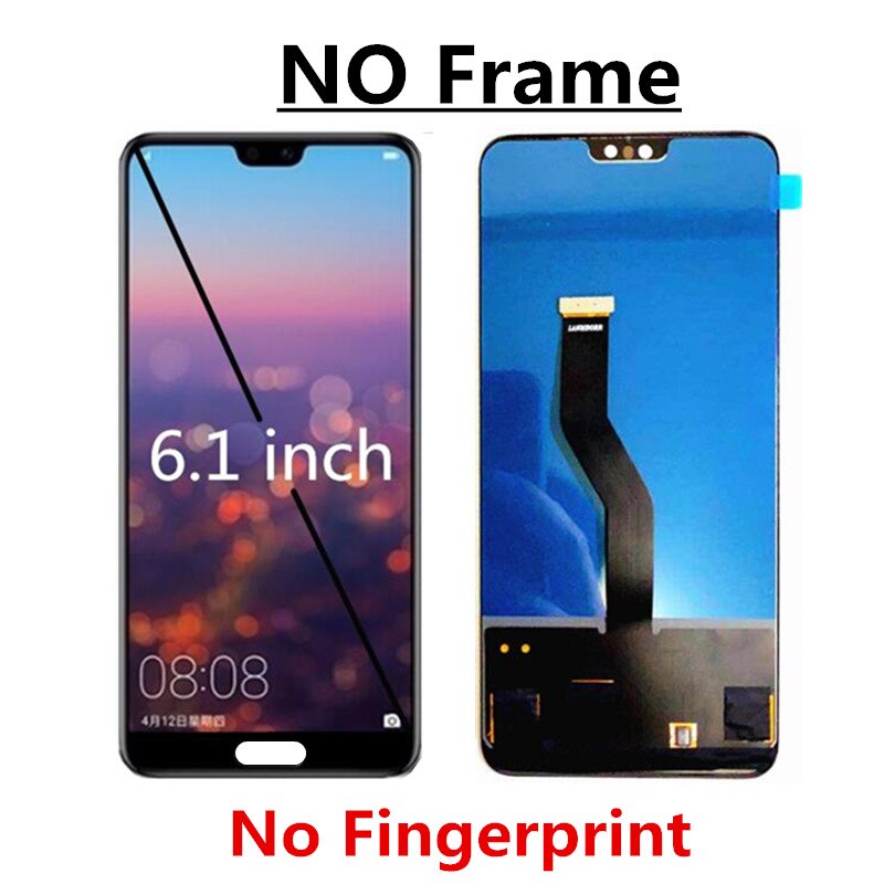 TFT A CRISTALLI LIQUIDI per Huawei P20 pro Schermo LCD tocco Assemblea di Schermo di Ricambio per Huawei P20pro CLT-L09 CLT-L29 LCD