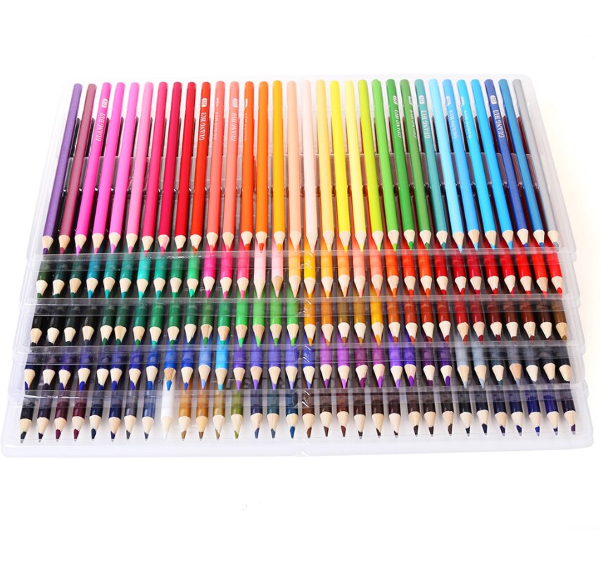 Ensemble De Crayons De Couleur Pastel arc-en-ciel, 120 couleurs/boîte, Crayon De dessin, Crayon De Couleur pour l&#39;école