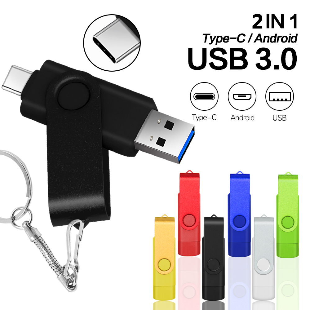Hoge Snelheid TYPE-C Usb 3.0 Flash Drives 16Gb Pendrive Usb Sleutel 64Gb 32Gb 128Gb Pen Drive Usb Flash Disk Jump Drives