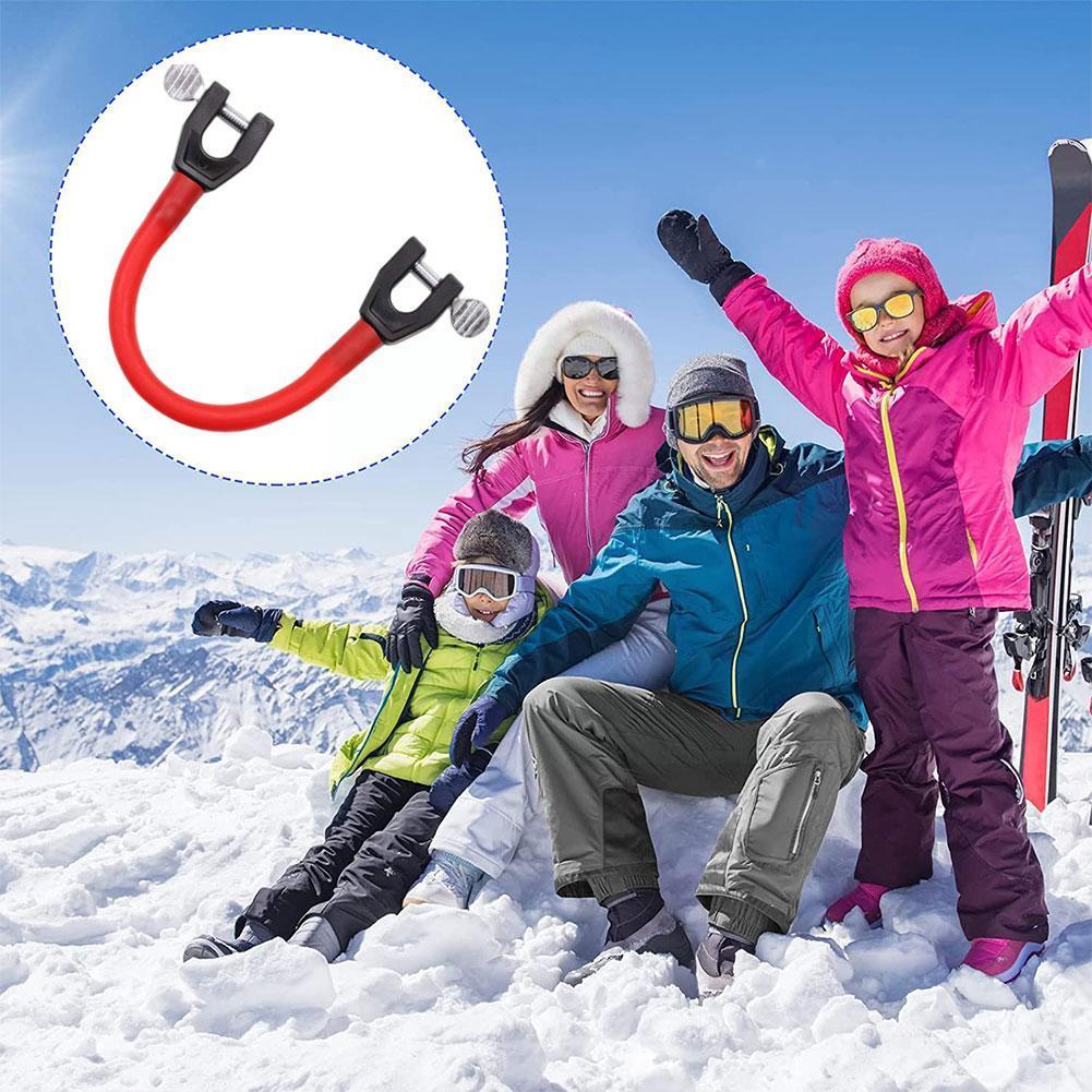 Connettore per Snowboard per bambini sci da sci per principianti strumenti di assistenza all'aperto sci dispositivo sportivo Snowboard Snowboard E1z4