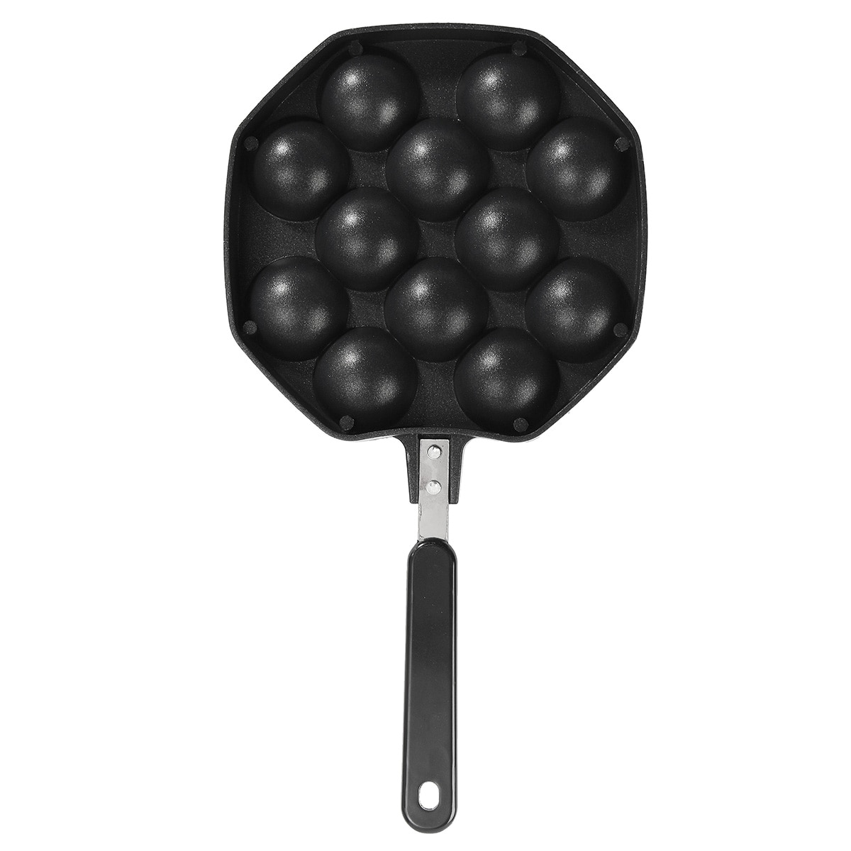 Takoyaki-sartén antiadherente de 12 cavidades, máquina para hacer bolas de pulpo, parrilla, placa de sartén, moldes de tortitas DIY, utensilios de cocina para horno para cocinar en casa