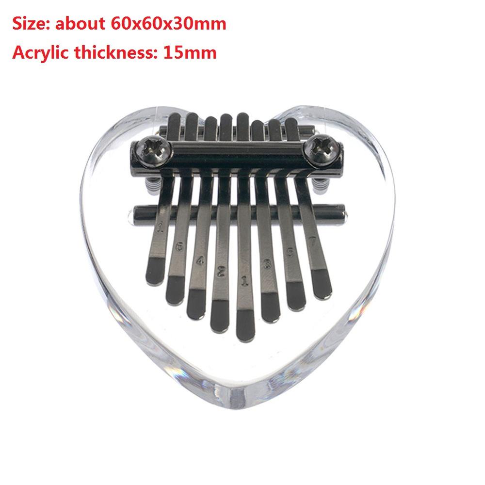 Mini 8 Keys Kalimba Percussion Musical Instrument Wood kalimba Musical Instrument Mahogany Thumb Finger Piano: B