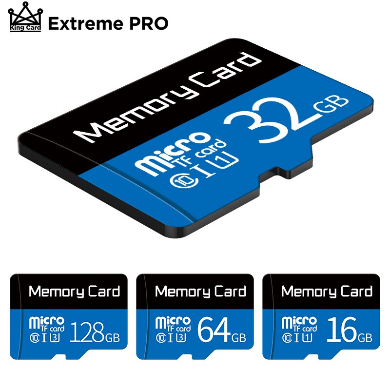 Tarjeta micro sd con adaptador, 4GB, 8GB, 16GB, 32GB, 64GB, Tarjeta de memoria 256GB de 128GB