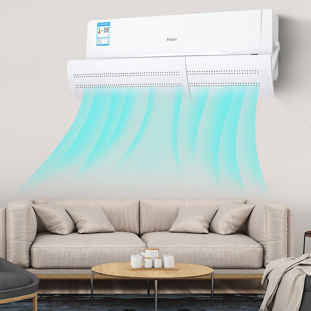 Klimatyzator wysuwana szyba przednia, aby zapobiec bezpośrednim dmuchaniu osłona przegrody klimatyzacji