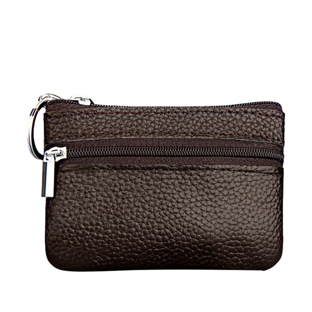 Mode Portemonnee Vrouwen Portefeuilles vrouwen Mini Portemonnee Leer Rits Pouch Met Sleutelhanger Kleine Portemonnee: CO
