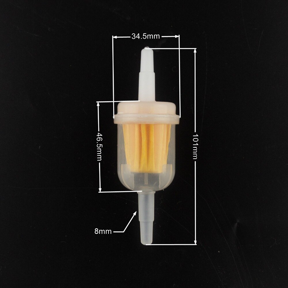 Filtre à gaz universel en ligne pour moto, filtre à carburant pour petit moteur de tondeuse à gazon, aimant Jane, 6mm, 7mm, 8mm, 1/4 ", 1PC