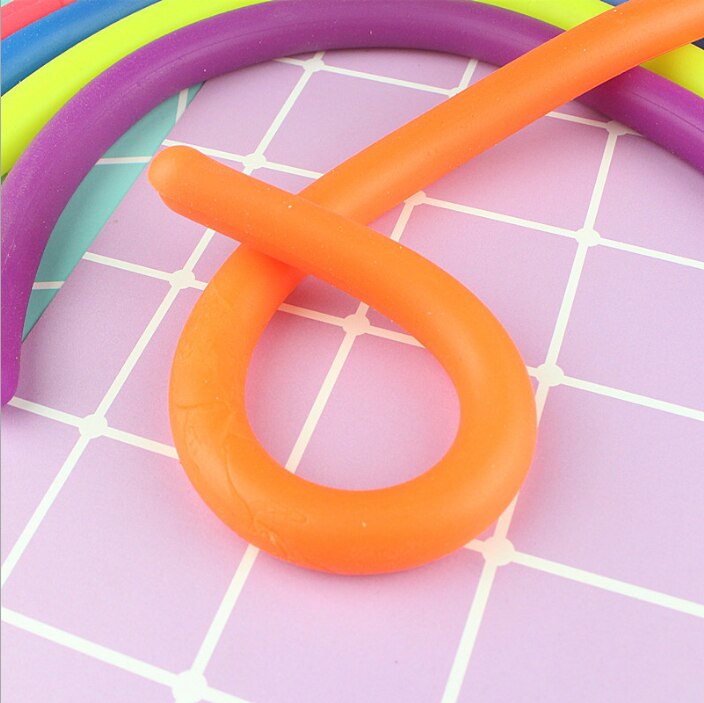 Hand hyperflexion stretchig antistress skämt nudlar rep leksak anti stress leksaker string fidget autism ventil leksaker wyq