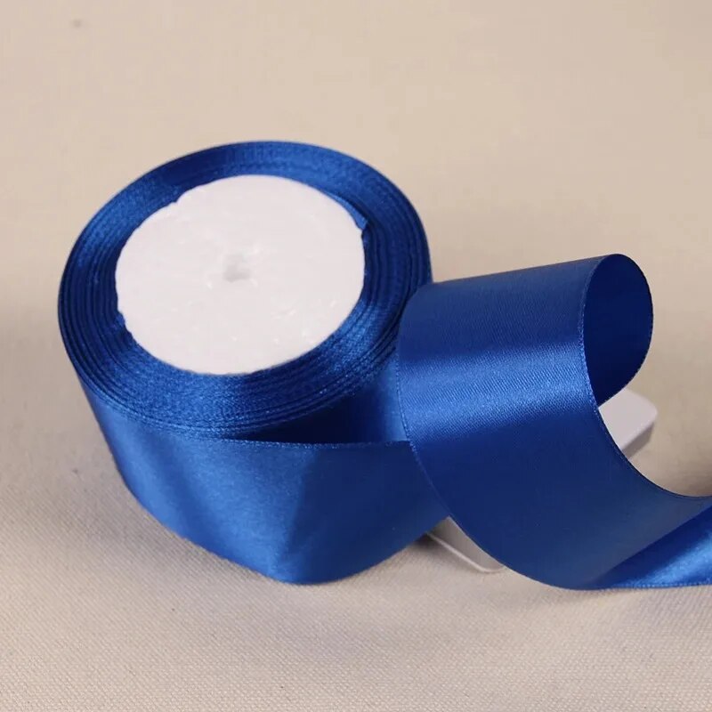 25Yards/Roll 50mm Satin Ribbons Wedding Wrapping Ribbons Bow for DIY Crafts Polyester Christmas Home Decor Accessories Tape: Antique Copper