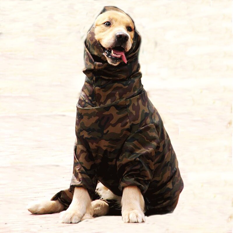 Hond Regenjas Voor Grote Hond Husky Samojeed Grote Honden 6 Maten Waterdicht Mannelijke & Vrouwelijke Regen Jas Kleding kostuums Overalls