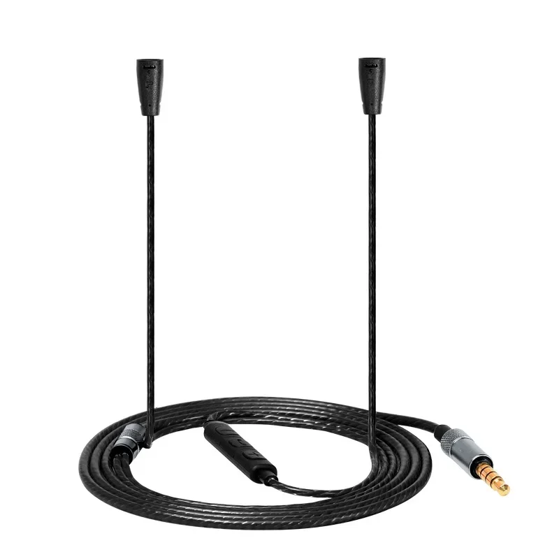 For Sennheiser IE80S IE80 IE8 IE8i Earphone Replaceable 3.5mm to 2-pin Single Crystal Copper Cable