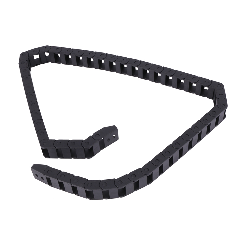 10X20Mm 1M Open Op Beide Side Plastic Vloerkettingbanen Kabel Drag Chain