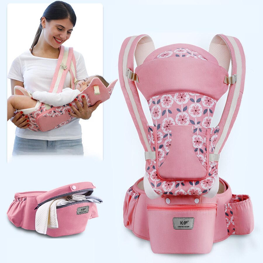 Ergonomische Babydrager Kangoeroe Wrap Sling Voor Pasgeborenen Dragen Voor Kinderen Baby Kid 0-36 Maanden: 03B