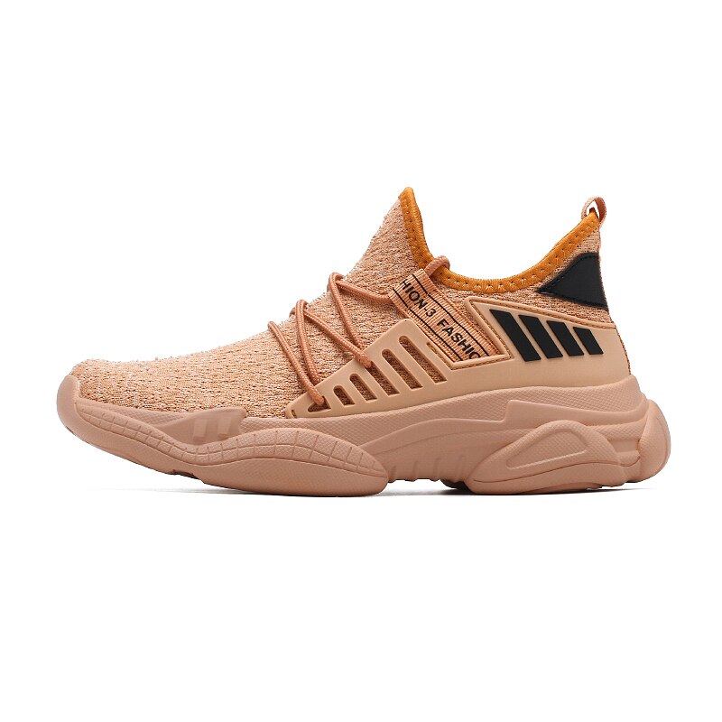 Tennis Shoes Sneakers Stability Athletic Fitness Men Outdoor Breathable Zapatillas Hombre Deportiva Chaussure Homme Sport: Brown / 7.5