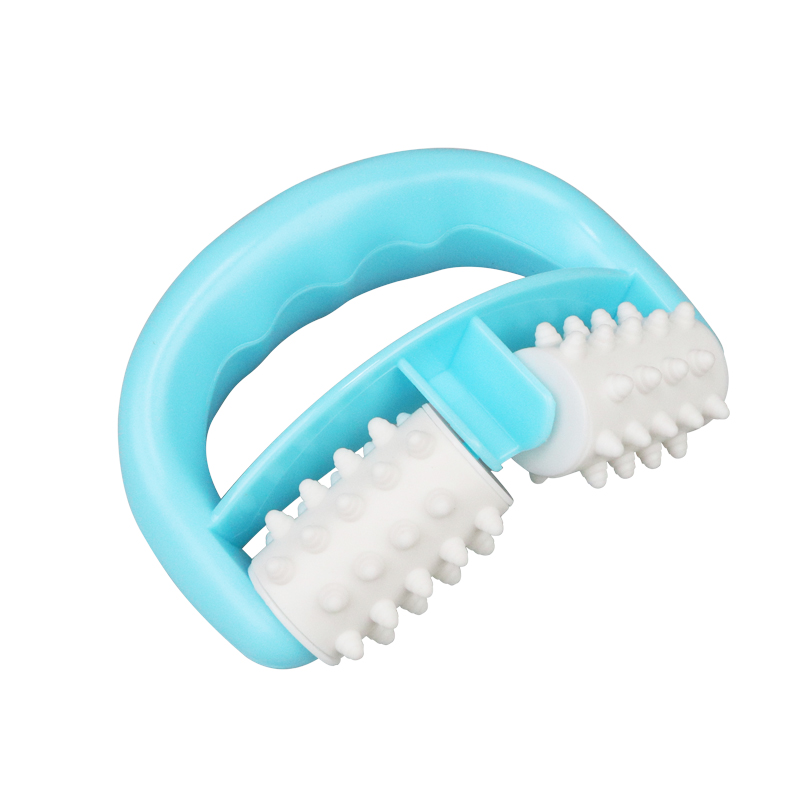 Masajeador rápido anticelulitis, rodillo de mano, herramientas de estiramiento facial, cuidado de la salud, masaje de celulitis: Azul