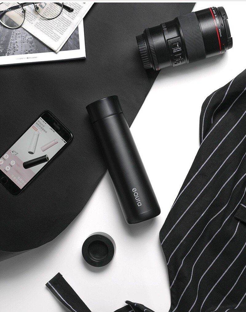 stainless steel smart cup mug wireless charging portable display temperature accompanying cup hand cup