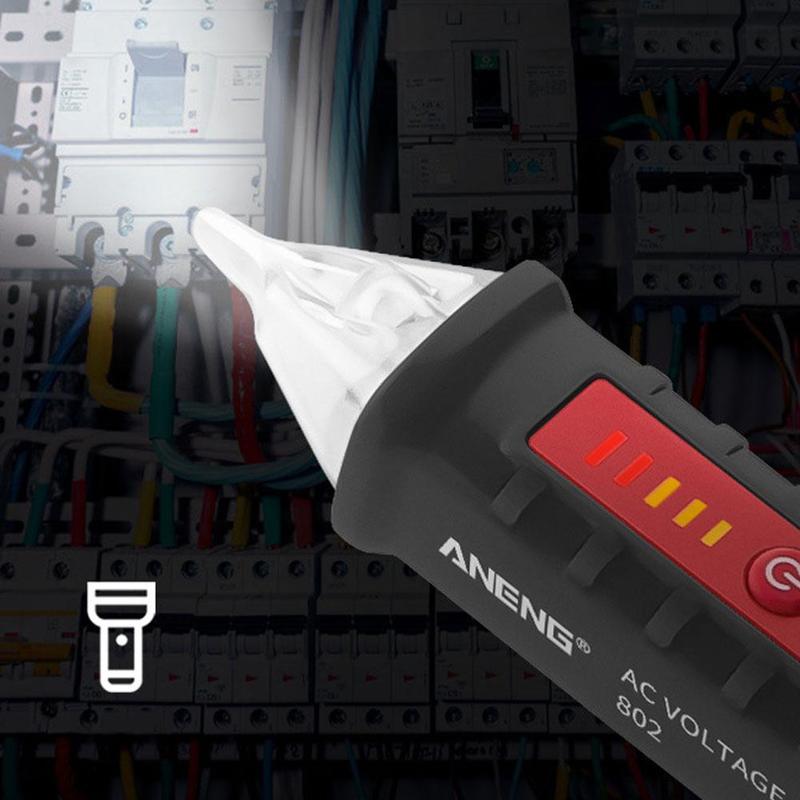 DollaTek Digitale 12-1000 V AC spanningsmeter zonder contact tester pen tester meter volt elektrische stroom testpen