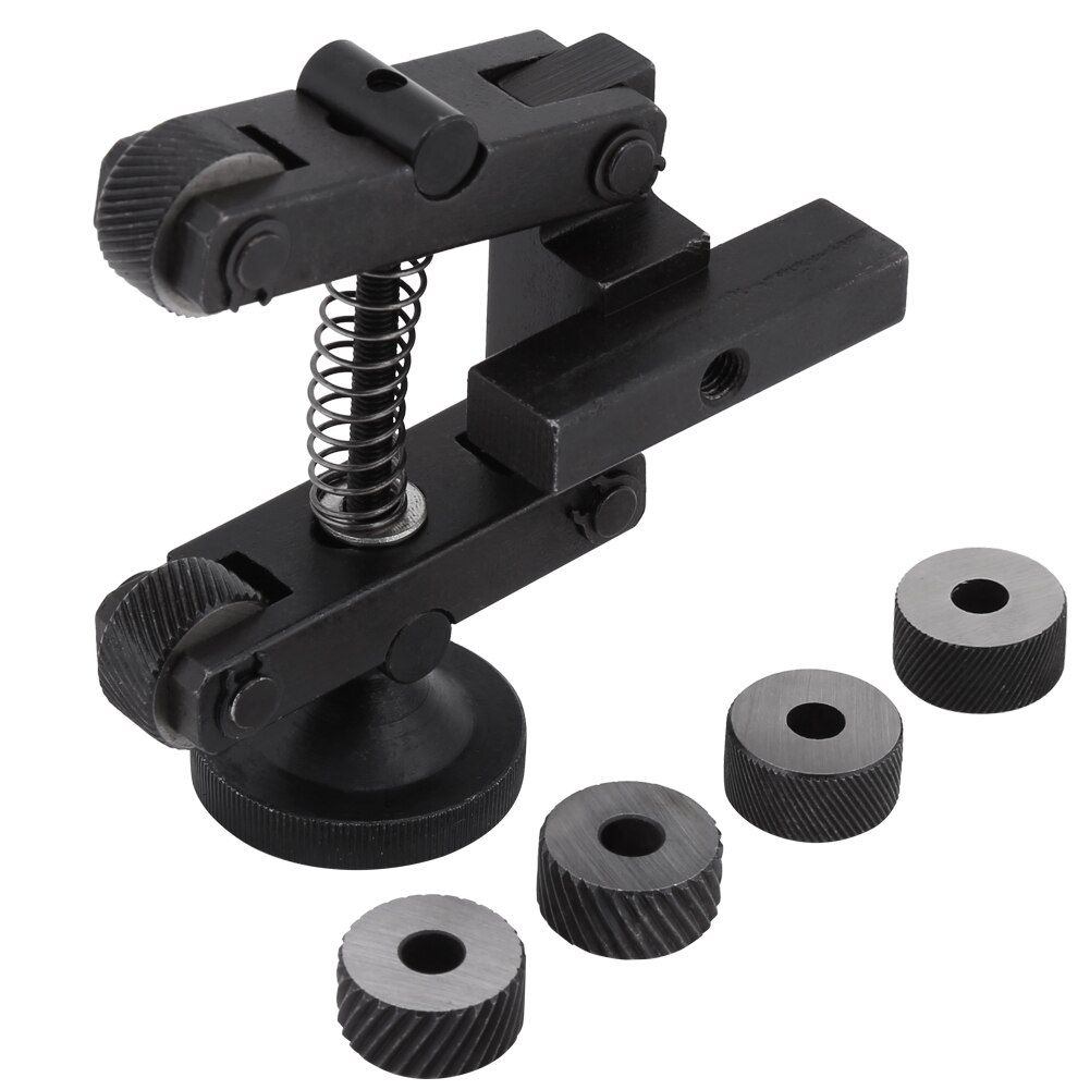 1pcs Knurling Adjustable Tool Holder Linear Knurl Lathe Shank With Wheel Tool Holder Machine Hob Knurler Device Tools Set