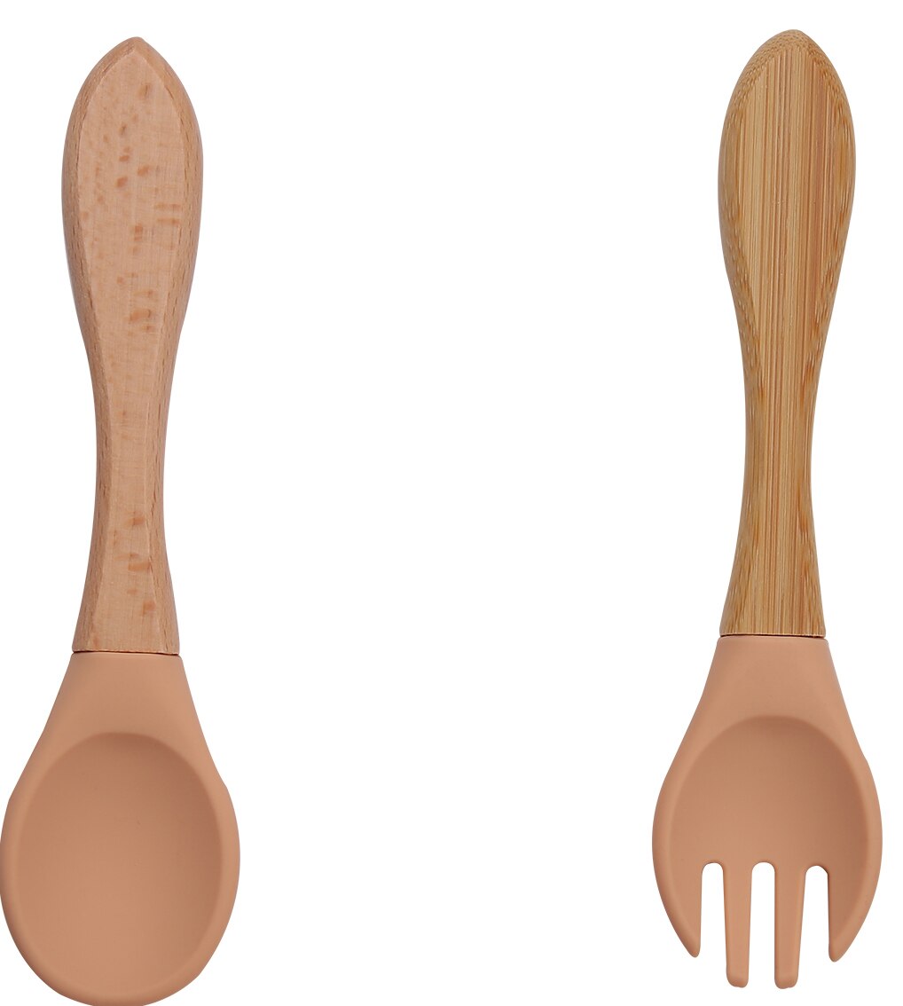 let's make Baby Spoon Set Free Silicone Self Feeding Baby Weaning Spoon Safe Feeding Set Utensils Infant For Kids Ages 5 Months+: I