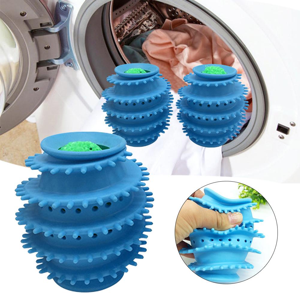 Bola de limpieza reutilizable para la ropa Magic, productos de lavado de ropa antidevanado, herramientas de limpieza para lavar a máquina con bolas de lavado Washzilla