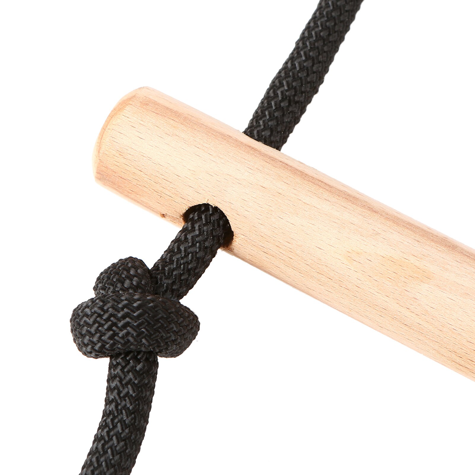 Houten Schommel Touw Ladder Met 2 Haken Voor Kinderen Klimmen Obstakel Spel Opknoping Ladder Voor Swing Speeltuin Spelen Set