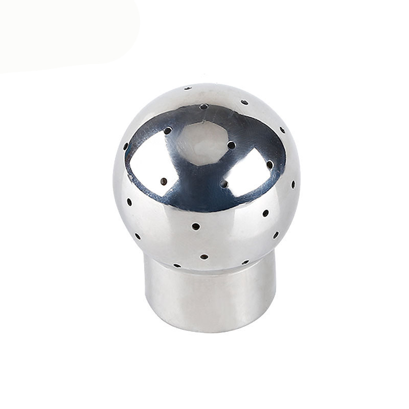 1/4" 3/8'' 1/2'' 3/4'' 1'' BSP Female Thread 304 Stainless Steel Sanitary Tank Cleaning Ball fixed Rotating Spray Ball Nipple