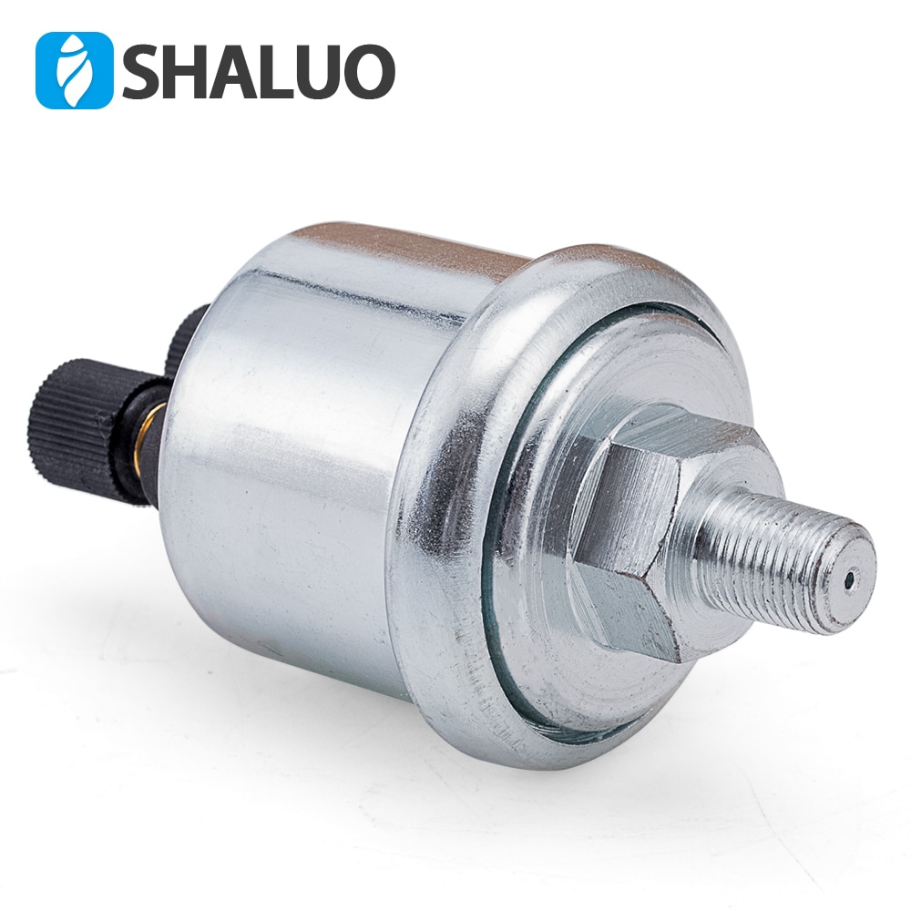 0 to 10 Bars 1/8NPT VDO Oil Pressure Sensor Diesel Generator Parts 10mm Stainless Crew plug Alarm matching oil pressure gauge