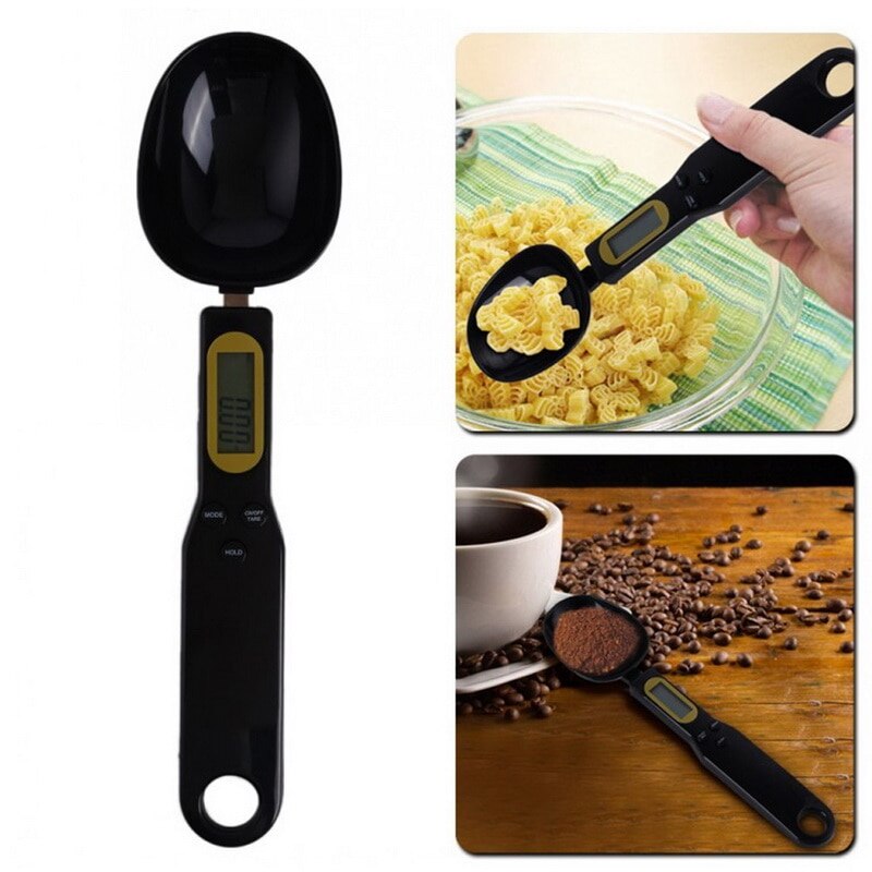 Digital Kitchen Measuring Spoons 500g/0.1g Electronic Spoon Weight Volume Food LCD Display Food Scale