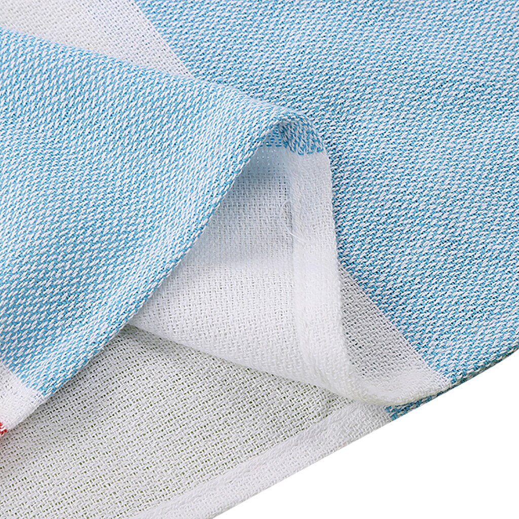 Ouneed Adult Bath Towel Cotton Turkey Simple Stripe Pattern Fringe Beach Towel Stained Jacquard Towel Bath Towels